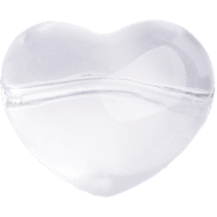 Milky Quartz Heart