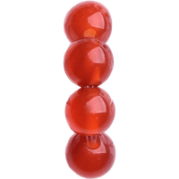 Red Agate Slider Bead