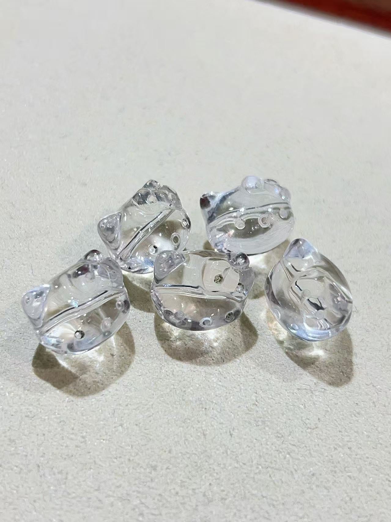 Clear Quartz Kitty