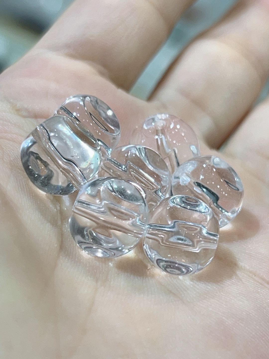 Clear Quartz Sugar Cube
